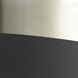 Nouveau 2 Beacon LED 10 inch Black Polished Nickel Mini Pendant Ceiling Light in Matte White